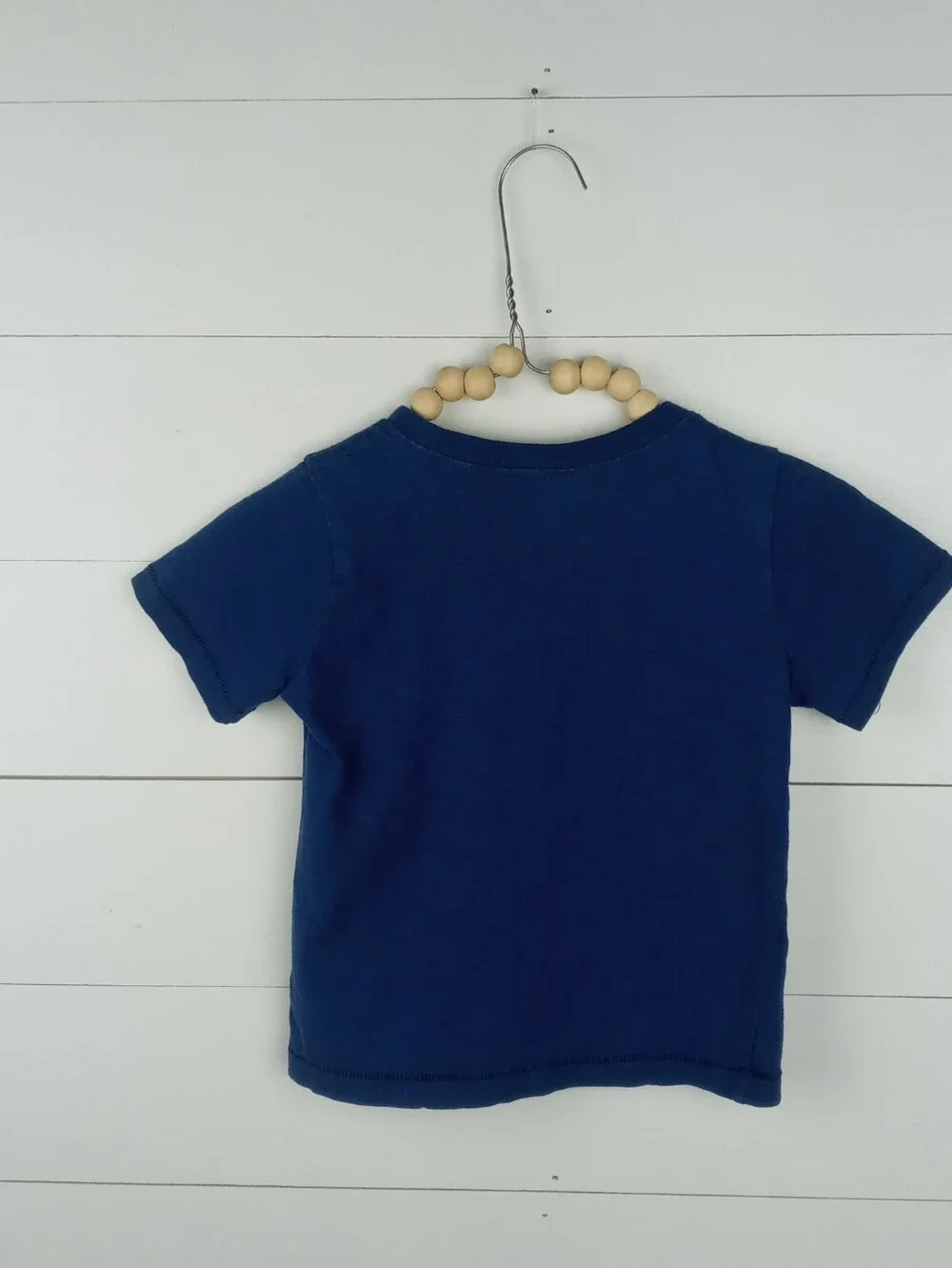Gymboree boys 3T blue with ombre rainbow rebel design tshirt vintage looking